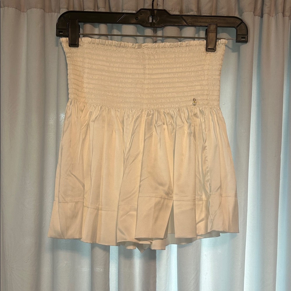 NATURAL LIFE High Waist White Shorts